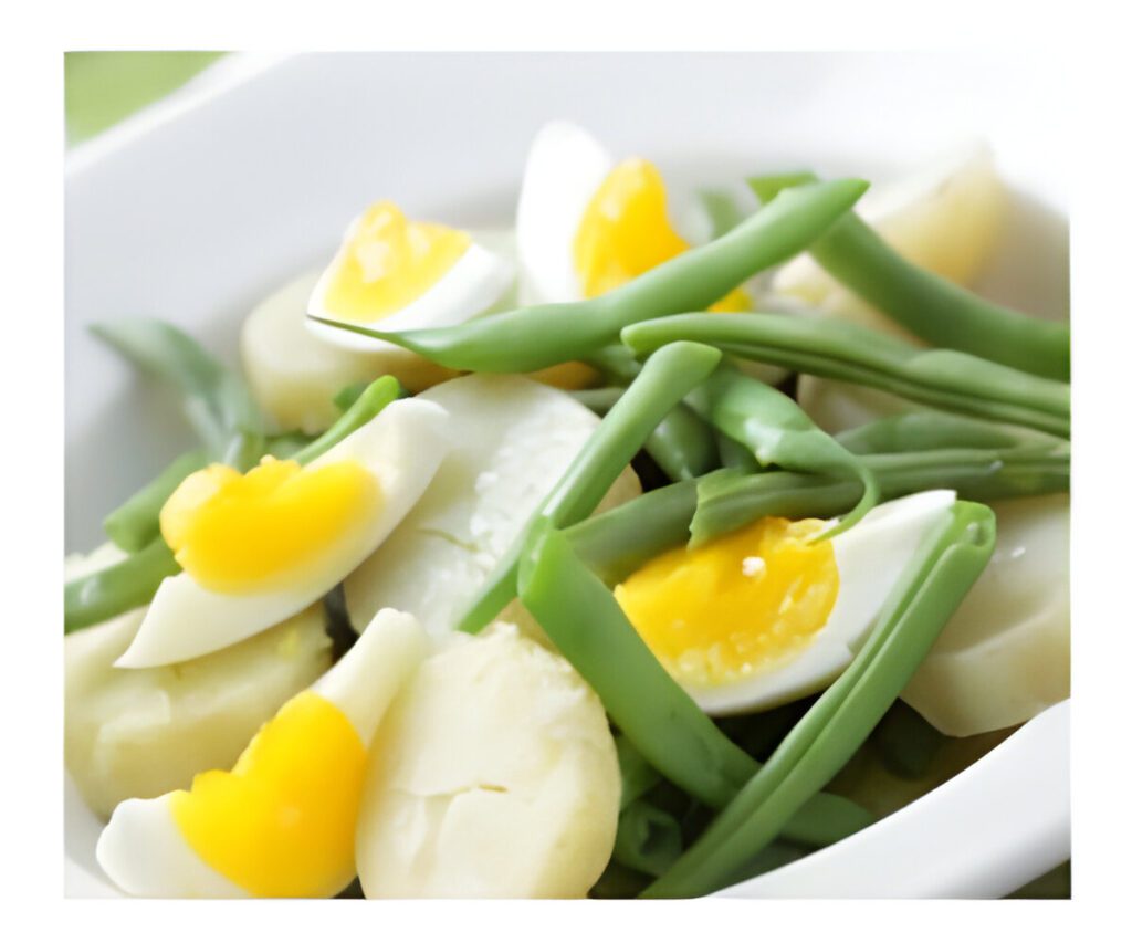 Ensalada de chaucha y huevo