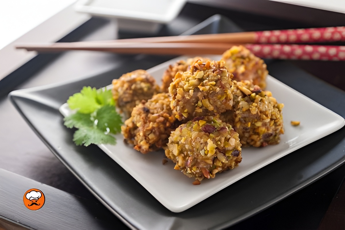 Croquetas de atún doradas y crujientes servidas en plato
