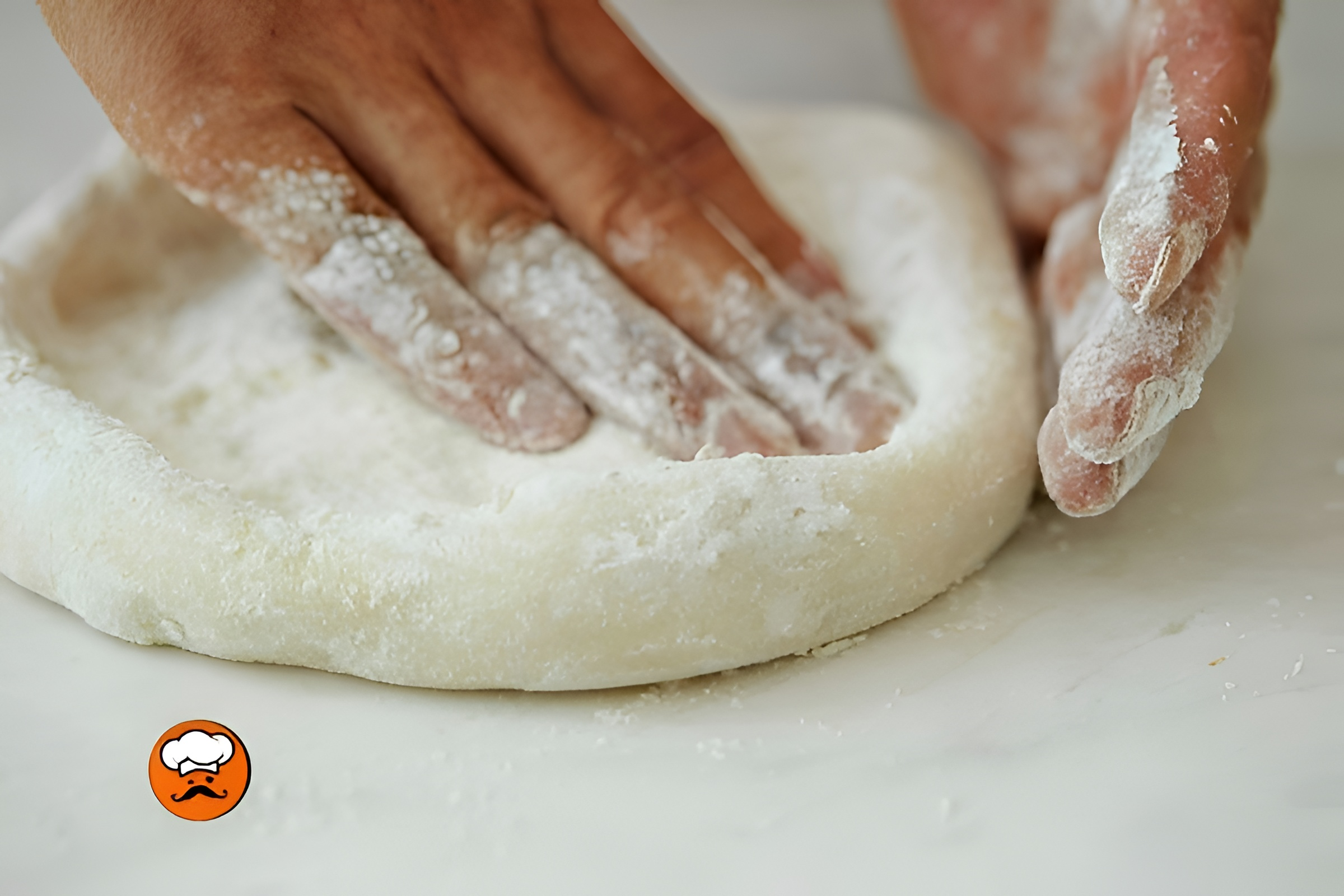 Masa de pizza napolitana tradicional con borde aireado y fermentación lenta