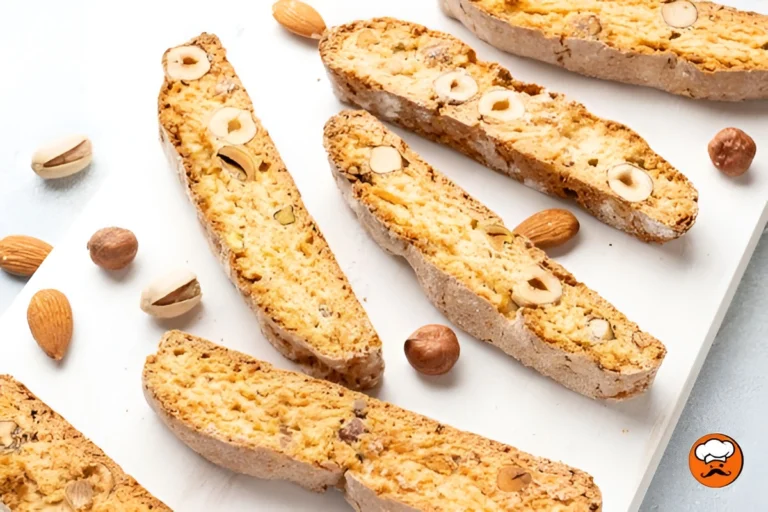 Biscotti tradicionales italianos elaborados con almendras, avellanas y pistachos
